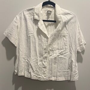 a new day Cream Button Down Shirt